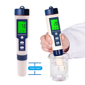 เครื่องตรวจวัดคุณภาพน้ำแบบพกพา 5 in 1 PH/TDS/EC/SALT/TEMP ปากกาทดสอบคุณภาพน้ำ - Product Image 1