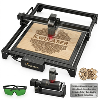 Machine de marquage laser CNC mini 3W fiable, portable de bureau, outil de gravure DIY pour le bois, la pierre, le caoutchouc, les aliments, les fruits et l'artisanat