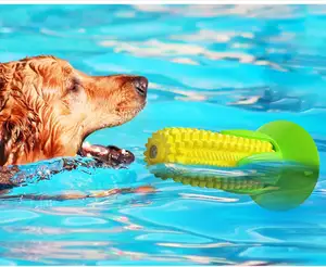 Pawise Hot Sale Interaktives Haustier Kau spielzeug Mais förmiger Hund Dental Kau spielzeug Hund Mais Kau spielzeug für Angst Linderung und Zähne sauber