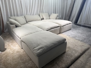 Canapé modulaire en tissu, design nuage doux, une place, pour salon, hôtel et villa - Product Image 4