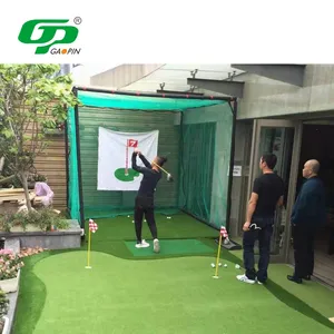 Gemi hazır toptan taşınabilir sürüş aralığı ekipmanları kafes Net montajı kolay Golf yonga kafes Net Mat