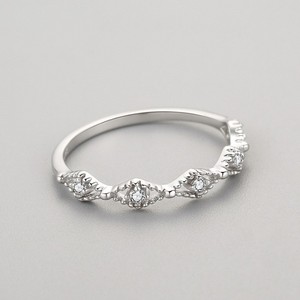 Sterling Silver ARGENT 925 BIJOUX đồ trang sức nhà sản xuất Trung Quốc Eternity Zircon Nhẫn - Product Image 3