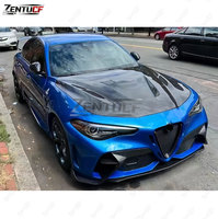 Capot en fibre de carbone style GTAM adapté aux Alfa Romeo Giulia 952 2017-2023, capot moteur modifié en fibre de carbone style GTAM