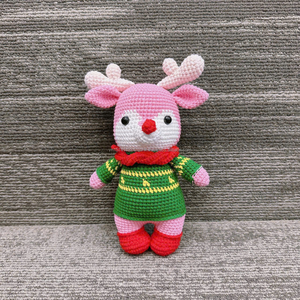 Juguetes de ganchillo navideños, muñecos amigurumi de peluche suave hechos a mano, regalo para baby shower, venta al por mayor, fábrica de Vietnam - Product Image 3