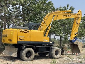 รถขุดล้อยางฮุนได 210W-7 มือสอง 21 ตัน ราคาถูก ทนทาน คุณภาพสูง เครื่องยนต์และมอเตอร์กำลังสูง 125 กิโลวัตต์ พร้อมขาย - Product Image 2