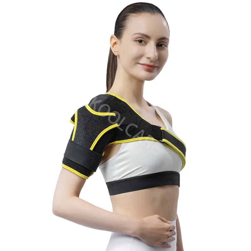 Drehbare Manschette Kältetherapie Schulterbandage, Schulter-Eispack, Schulter-Schmerzlinderungs-Bindung mit Gel-Eispack