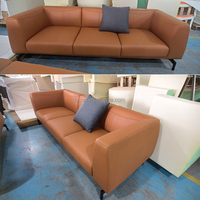 Ensemble de canapés de bureau en cuir PU pour la réception, les salles d'attente, les salons et les chambres à coucher, design moderne, vente en gros directe usine