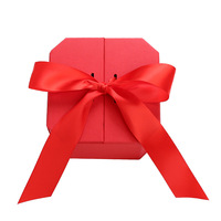 Boîtes cadeaux de mariage haut de gamme élégantes avec gaufrage, emballage en carton écologique, tailles et couleurs personnalisables