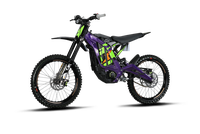 Moto tout-terrain électrique Sur Ron Light Bee X 2026 violette 10000W, vitesse maximale 75km/h, modèle LBX