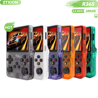 MINI consola de juegos portátil R36S, pantalla de 3,5 pulgadas, reproductor de vídeo de bolsillo portátil Retro, sistema Linux, regalo para niños