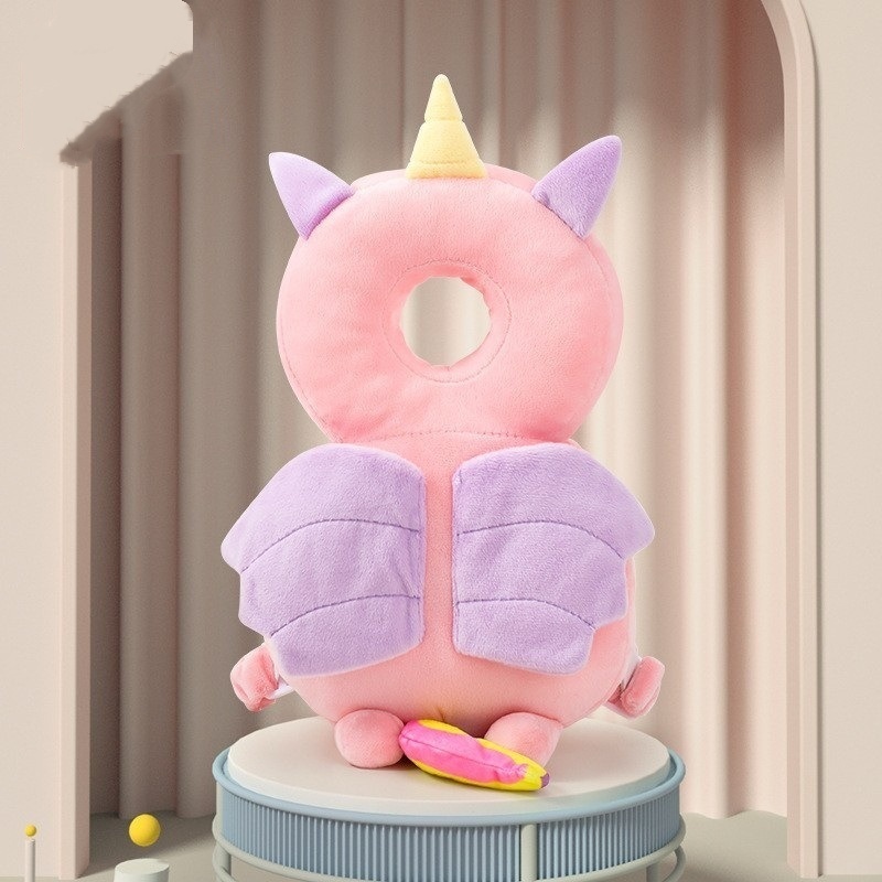 Bandoulière en peluche licorne