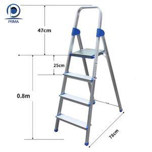 Échelle pliante domestique à prix avantageux, échelle pliante <span class=keywords><strong>en</strong></span> aluminium - Product Image 2