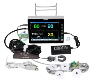 Monitor Cardíaco de Alta Calidad OEM para Neonatos, Niños y Adultos, con Carro y Pantalla de 8 Pulgadas para Signos Vitales - Product Image 6