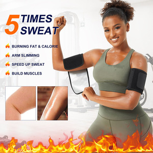 Bracelets <span class=keywords><strong>de</strong></span> sudation noirs ajustables pour sauna, amincissants, <span class=keywords><strong>de</strong></span> <span class=keywords><strong>compression</strong></span>, pour brûler les graisses, pour femmes - Product Image 5