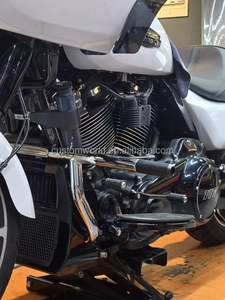 กันชนเครื่องยนต์แบบแบนสำหรับรถมอเตอร์ไซค์ <span class=keywords><strong>HD</strong></span> Touring Street Glide <span class=keywords><strong>Road</strong></span> Glide <span class=keywords><strong>Road</strong></span> <span class=keywords><strong>King</strong></span> Electra/Ultra รุ่น (2014-2024) (โครเมียม) - Product Image 3