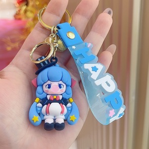 Porte-clés poupée elfe souffle-bulles de dessin animé, pendentif princesse, pendentif pour sac, accessoires de voiture, cadeau pour vendeur ambulant - Product Image 5