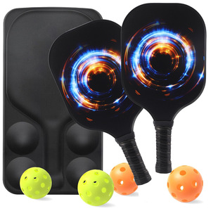 Raquettes de pickleball en fibre de verre 13,4 mm antidérapantes avec sac de transport pour divertissement en plein air - Product Image 4