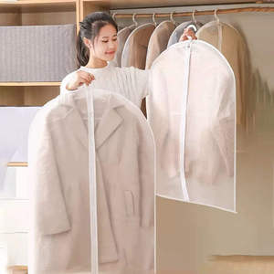 Bolsa de Almacenamiento de Ropa Multifuncional Reutilizable de Alta Calidad, Moderna, Blanca, 100% Poliéster, Ahorra Espacio, para Armario - Product Image 2