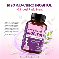 120 Capsules de Myo D Chiro Inositol avec Ashwagandha et Vitamine D3 pour le bien-être des femmes