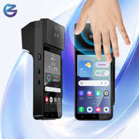 Terminal POS Portátil de Alta Seguridad con Reconocimiento de Venas de la Palma de la Mano, Certificado GMS, 4G, WiFi, BT5.0, Impresora Térmica