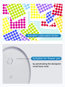 Coloré rond papeterie tasse crayon stylo support blanc en plastique Sublimation porte-stylo pour Pot de fleur et bureau - Product Image 4