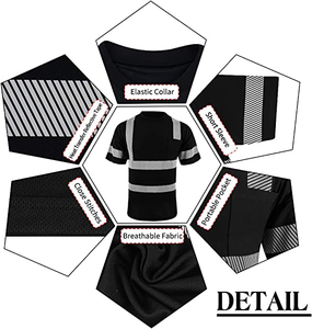 Camiseta <span class=keywords><strong>de</strong></span> Seguridad Reflectante, Transpirable y Fresca con Impresión por Transferencia <span class=keywords><strong>de</strong></span> Calor - Proveedor <span class=keywords><strong>de</strong></span> <span class=keywords><strong>Ropa</strong></span> <span class=keywords><strong>de</strong></span> Trabajo Cómoda - Product Image 2