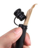 Capuchon conique en plastique personnalisé de 120 mm pour cigarettes, avec couvercle à ouverture facile, étanche à l'humidité, pour tube conique en papier, rangement de rouleaux et de cônes