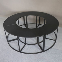 Nouvelles décorations de mariage, accessoires en fer rond en forme de S pour la table à gâteau, décoration de table ronde pour l'aménagement de mariage en plein air, support pour vase à fleurs