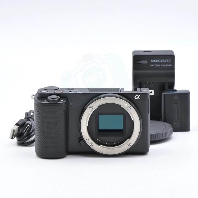 HFT Professional ZV-E10 APS-C Mirrorless Vlog Camera Body with SD Card CMOS Sensor Silicone Material-Cheap Camera Wholesale