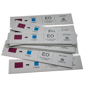 Indicador <span class=keywords><strong>de</strong></span> esterilización química <span class=keywords><strong>de</strong></span> <span class=keywords><strong>gas</strong></span> Eto, pegatina personalizada, adhesivo, <span class=keywords><strong>autoclave</strong></span>, etiqueta <span class=keywords><strong>de</strong></span> vapor, cambio <span class=keywords><strong>de</strong></span> Color, óxido <span class=keywords><strong>de</strong></span> <span class=keywords><strong>etileno</strong></span> irreversible - Product Image 1