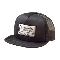 Sombrero de camionero de espuma de 5 paneles con logotipo diferente personalizado con curva y gorra de ala plana