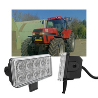 Feux de travail rectangulaires à LED 18W pour tracteur Case IH Puma 2304, faisceau large à LED