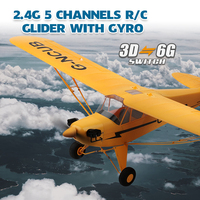 Avion planeur télécommandé 2,4 GHz avec moteur brushless, léger, jouet drone pour entraînement de vol stable en extérieur