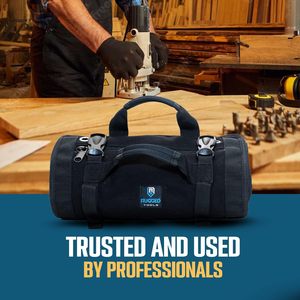 Échantillon Gratuit, Fabrication OEM, Logo Personnalisé, Organisateur d'Outils Robuste et Imperméable, 45-49 Pochettes, Petit Sac à Outils, Pochettes Amovibles - Product Image 3