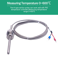 Sonde de température PT100 OEM, large plage de température, conception durable pour fours industriels