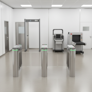 Biometric Swing Barrier Turnstile <strong>Fingerprint</strong>, QR, And Face ID <strong>Access</strong> <strong>Control</strong> <strong>Access</strong> <strong>Control</strong> Swing Turnstile - Product Image 3