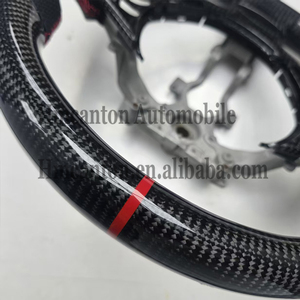 Nouveaux produits explosifs : Volant perforé en cuir et fibre de carbone pour Nissan GTR 35 - Product Image 4