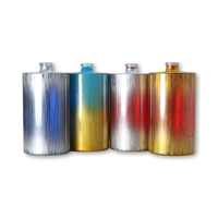Bouteille de parfum en gros à bas prix bouteille de pulvérisation en verre dépoli cosmétique boîte ronde de 30 ml 50ml 100ml bouteille de parfum