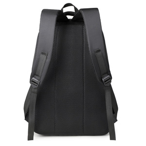Large Capacity Laptop <b>Backpack</b> For Men Business Travel Oxford Cloth Shoulder Bag <b>With</b> Laptop <b>Compartment</b> Solid Color - Product Image 2