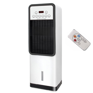 Compact Desk Air Cooler and Heater 4 Modes 3 Speeds 12H Timer LED Display Touch <b>Remote</b> Control for Bedroom Dorm Bulk Supply - Product Image 4