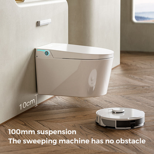 Mới đến Thông Minh Điện tử treo tường nhà vệ sinh phòng tắm thông minh WC với nổi không có vành bát ẩn watertank - Product Image 4