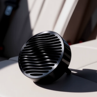Diffuseur d'arômes rond en métal de luxe pour voiture, clip de ventilation, décoration intérieure automobile, parfum