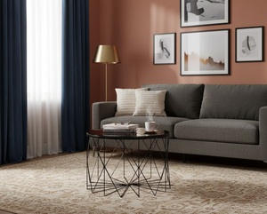 Table basse moderne Troy, plateau en métal noir, design élégant, construction écologique et durable pour la maison, le bureau, l'hôtel, le salon, la salle d'attente - Product Image 3