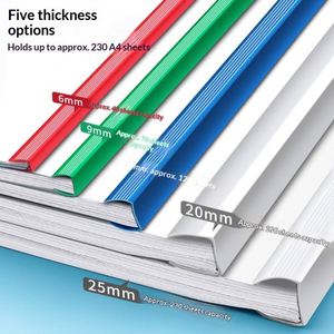 Classeurs transparents en PVC/PP durables, format A4, pour bureau, couverture coulissante, vente en gros, meilleures ventes - Product Image 2