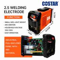 Mini soudeuse à arc électrique portable Costar IGBT MMA pour soudage manuel de métaux