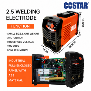 Soldadora de arco eléctrico portátil Costar Small Igbt Mini Mma, inversor eléctrico, soldadora manual de metal. - Product Image 5