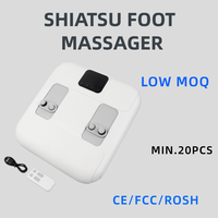 Masseur de pieds portable avec télécommande, 20 vitesses et batterie rechargeable