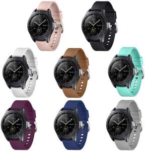 Venta al por mayor de 22mm correa de reloj <span class=keywords><strong>para</strong></span> Samsung <span class=keywords><strong>Gear</strong></span> <span class=keywords><strong>S3</strong></span> correa de silicona suave - Product Image 6