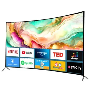 Android Tv Sets Ultra HD Curved Television Led Tv 75 Inch 4k Smart Tv 75 Inch