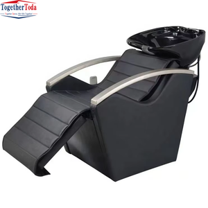 Sillón de Lavado de Cabello Eléctrico de Lujo para Barbería, con Lavabo y Silla Resistentes, Muebles para Salón de Belleza - Product Image 1